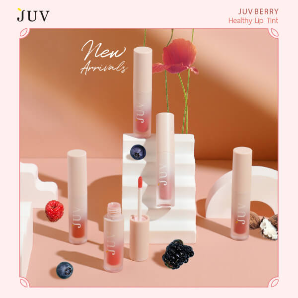 Juv ,Juv berry Glowy Gloss Tint Pink Lemonade,Nude,Rosie,Garnet,Cranberry, ลิปสติก,ลิปกลอส,ทินท์